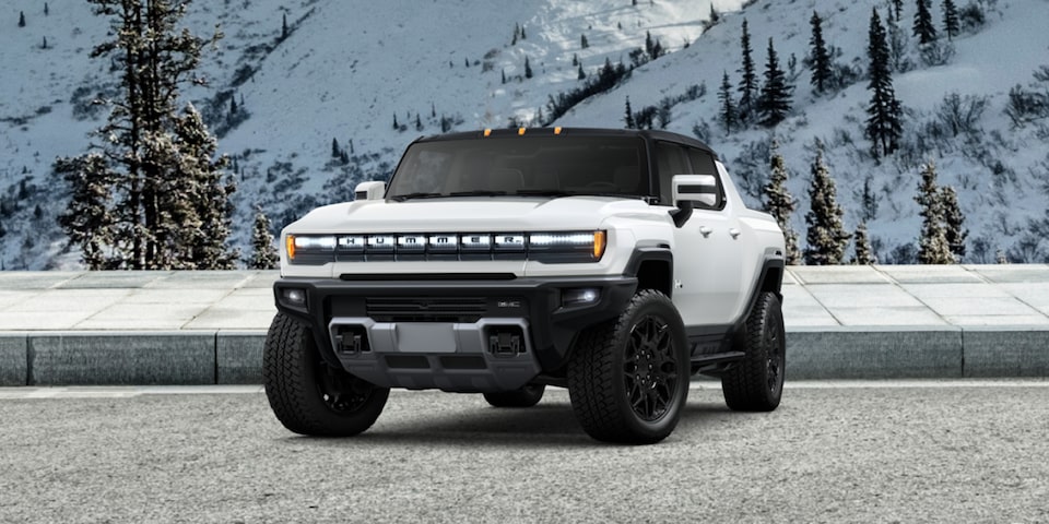 Close-up of the HUMMER EV Pickup Truck