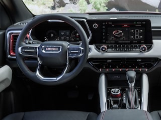 Interior Drivers Side View of the GMC Canyon AT4X Mid-Size Truck
