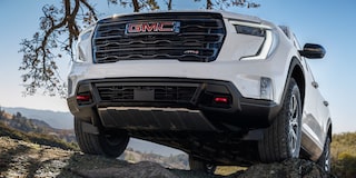 The Front Undercarriage View of the GMC AT4 Truck Trim
