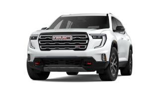 Front Three-Quarters View of the GMC Acadia AT4 Mid-Size Off-Road SUV