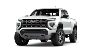 Front Three-Quarters View of the GMC Canyon AT4 Off-Road Pickup Truck