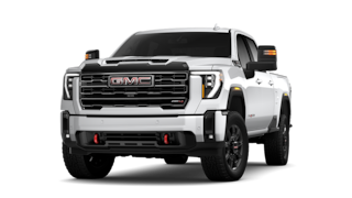 Front Three-Quarters View of the GMC Sierra HD AT4 Heavy Duty Off-Road Truck