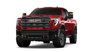 Front Three-Quarters View of the GMC Sierra HD AT4X Heavy Duty Off-Road Truck