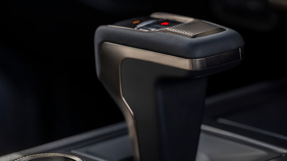 Close-up of the Gear Shift for the 2025 GMC Hummer EV SUV