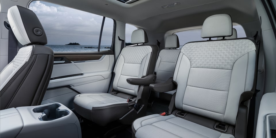 Interior View of the Seating in a 2024 GMC Acadia SUV