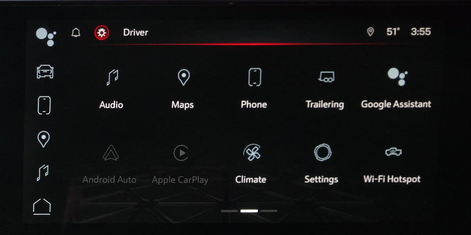 A Close-up of the GMC Canyon Infotainment System