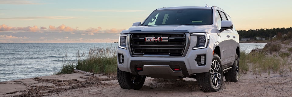 2024 GMC Yukon AT4 Parked on the Beach